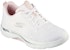 (W) Skechers Go Walk Arch Fit Unify 'Putih Merah Jambu' 124403-WLPK