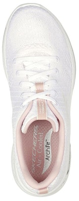 (Women) Skechers Go Walk Arch Fit Unify 'White Pink' 124403-WLPK Shop (Women) Skechers Go Walk Arch Fit Unify 'White Pink' 124403-WLPK