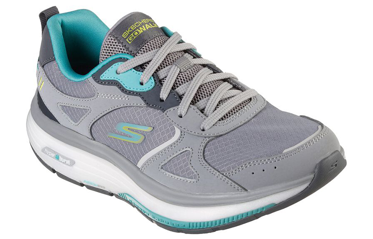 Lookbook (Women) Skechers Go Walk Arch Fit Workout Walker 'Grey Blue' 124929-GYTQ