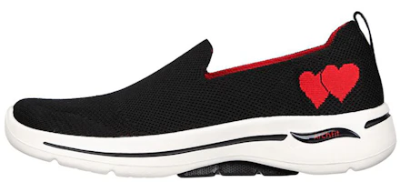 (Women) Skechers Go Walk Black 'Breathable Non-Slip Casual Slip-On' 124854-BLK (Women) Skechers Go Walk Black 'Breathable Non-Slip Casual Slip-On' 124854-BLK