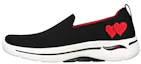 Buy (W) Skechers Go Walk Nero ''Traspirante Antiscivolo Casual Slip-On'' 124854-BLK