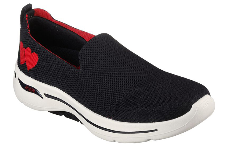 Lookbook (W) Skechers Go Walk Nero ''Traspirante Antiscivolo Casual Slip-On'' 124854-BLK