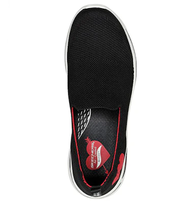 (W) Skechers Go Walk Nero ''Traspirante Antiscivolo Casual Slip-On'' 124854-BLK Shop (W) Skechers Go Walk Nero ''Traspirante Antiscivolo Casual Slip-On'' 124854-BLK