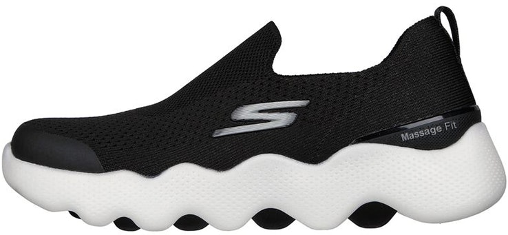 women-skechers-go-walk-black-massaging-low-top-non-slip-durable-casual-sports-shoes-124906-bkw