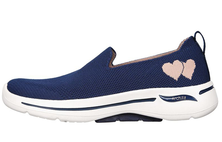 (W) Skechers Go Walk Blue 'Breathable CMFT Slip-On'