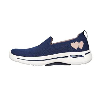 (W) Skechers Go Walk Blue 'Breathable CMFT Slip-On'