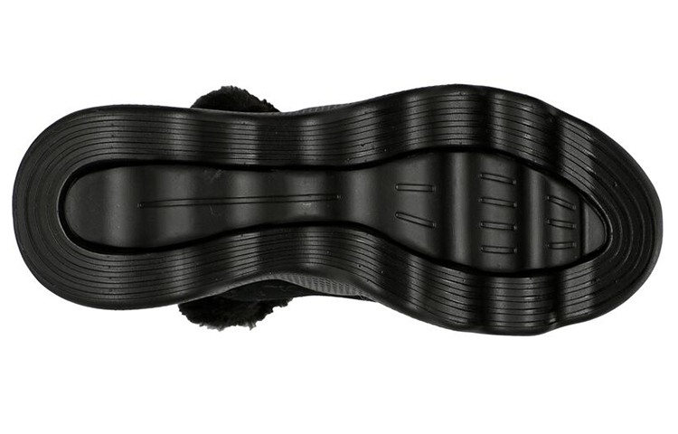 Purchase (Women) Skechers GO WALK Bootie 'Black Fleece-lined' 144627-BBK