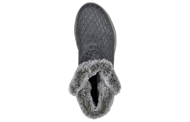 Shop (Women) Skechers GO WALK Bootie 'Grey Fleece' 144625-CCL