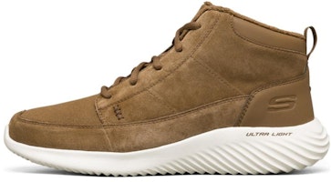 (Women) Skechers Go Walk Boots 'Tan White' 666160-BRN (Women) Skechers Go Walk Boots 'Tan White' 666160-BRN