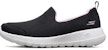 (W) Skechers Go Walk Kasut Santai Hitam Malas 124091-BKPK