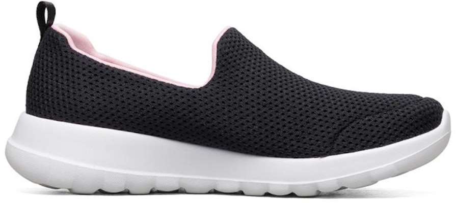 (Women) Skechers Go Walk Casual Lazy Shoes Black 124091-BKPK Order (Women) Skechers Go Walk Casual Lazy Shoes Black 124091-BKPK