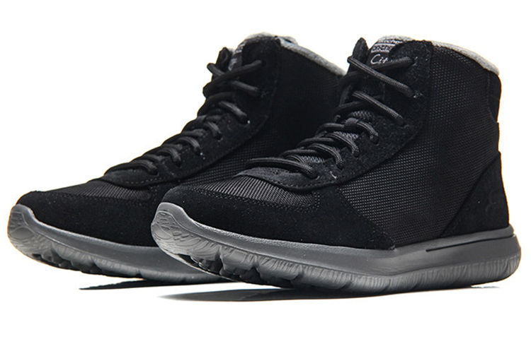 Lookbook (Women) Skechers Go Walk City 'Black Grey' 14376-BKGY