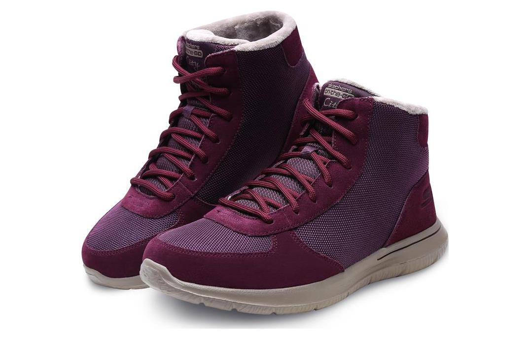 Lookbook (Women) Skechers Go Walk City 'Burgundy' 14376-BURG