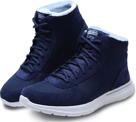 (Women) Skechers Go Walk City 'Navy Warmth and Durability' 14376-NVLB Lookbook (Women) Skechers Go Walk City 'Navy Warmth and Durability' 14376-NVLB