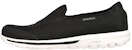 (W) Skechers Go Walk Classic 'Ideal Sunset - Hitam Putih' 124464-BKW