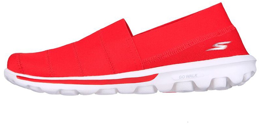 (Women) Skechers Go Walk Classic 'Red' 124463-RED Buy (Women) Skechers Go Walk Classic 'Red' 124463-RED