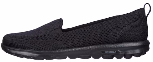 (Women) Skechers Go Walk Classic Slip-On 'Black' 124978-BBK (Women) Skechers Go Walk Classic Slip-On 'Black' 124978-BBK