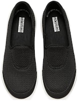 Skechers Go Walk Classic 防滑透氣 低筒 一腳蹬運動休閒鞋 女款 黑白 Lookbook Skechers Go Walk Classic 防滑透氣 低筒 一腳蹬運動休閒鞋 女款 黑白