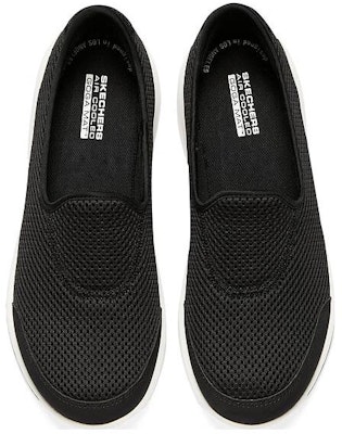 (Women) Skechers Go Walk Classic Slip-On 'Black and White' 124979-BKW Lookbook (Women) Skechers Go Walk Classic Slip-On 'Black and White' 124979-BKW