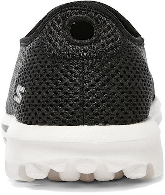 (Women) Skechers Go Walk Classic Slip-On 'Black and White' 124979-BKW Shop (Women) Skechers Go Walk Classic Slip-On 'Black and White' 124979-BKW