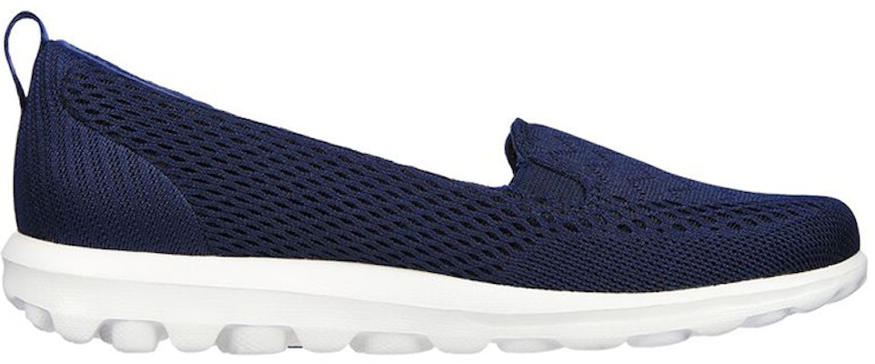 (Women) Skechers Go Walk Classic Slip-On 'Blue' 124978-NVY Order (Women) Skechers Go Walk Classic Slip-On 'Blue' 124978-NVY