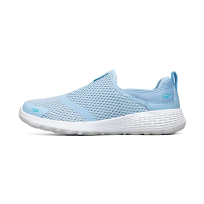 (W) Skechers Go Walk Cool Slip-on Shoes Blue/White