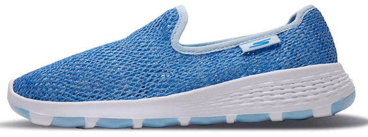 women-skechers-go-walk-cool-comfort-breathable-blue-15650-blu