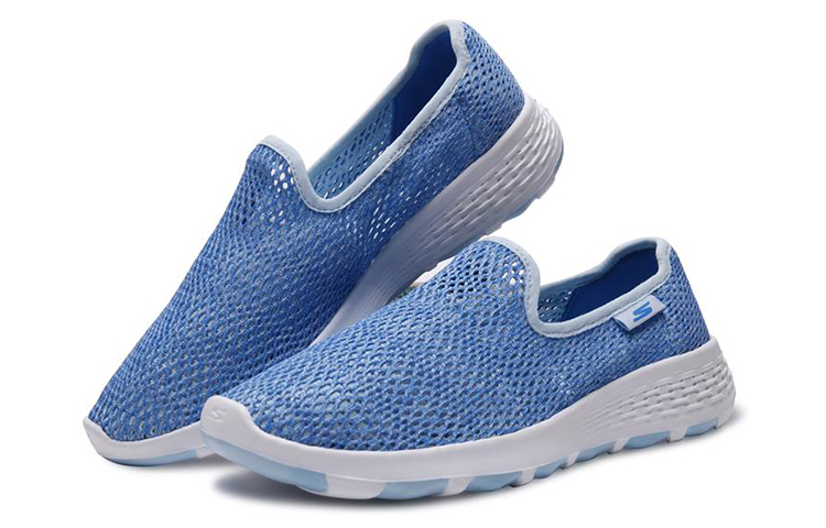 Lookbook (Women) Skechers Go Walk Cool 'Comfort Breathable Blue' 15650-BLU