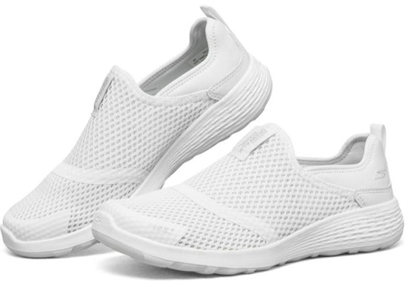 (Women) Skechers Go Walk Cool Slip-on Shoes White 667082-WHT Lookbook (Women) Skechers Go Walk Cool Slip-on Shoes White 667082-WHT