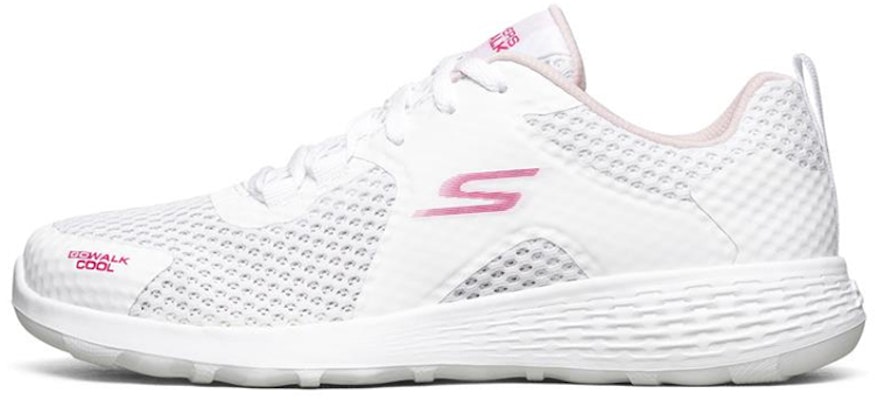 (Women) Skechers Go Walk Cool Running Shoes White/Pink 667081-WPK Buy (Women) Skechers Go Walk Cool Running Shoes White/Pink 667081-WPK