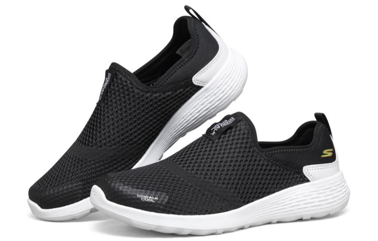 Lookbook (W) Skechers Go Walk Cool Chaussures de Course Noires 667082-BKW
