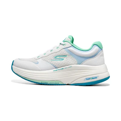 (W) Skechers Go Walk Distance Walker 'White Aqua'