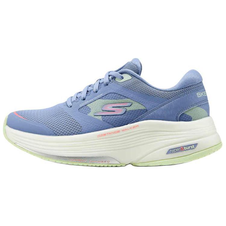 (Women) Skechers Go Walk Distance Walker Blue Casual Slip-Resistant Running Shoes 125133-BLU