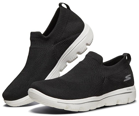 Skechers Go Walk Evolution Ultra 低筒 女款 跑步鞋 黑色 Lookbook Skechers Go Walk Evolution Ultra 低筒 女款 跑步鞋 黑色