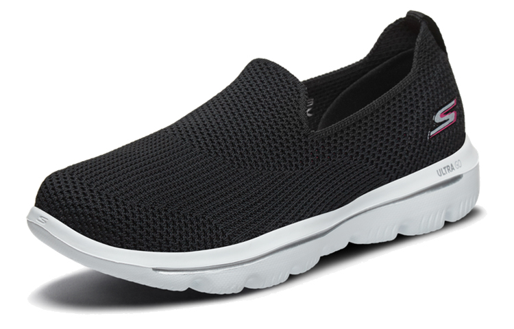 Lookbook (W) Skechers Go Walk Evolution Ultra 'Negro y Blanco' 54732-BKW