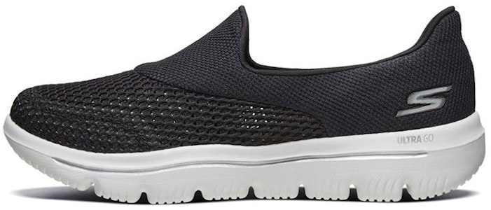 (W) 스케쳐스 고워크 에볼루션 울트라 로우탑 블랙 (Skechers Go Walk Evolution Ultra Low-Top Black) 15753-BKW Buy (W) 스케쳐스 고워크 에볼루션 울트라 로우탑 블랙 (Skechers Go Walk Evolution Ultra Low-Top Black) 15753-BKW