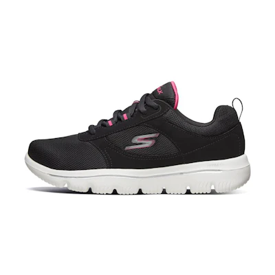 (W) Skechers Go Walk Evolution Ultra 'Black Pink'