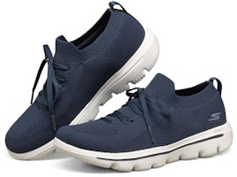 (W) スケッチャーズ GOwalk Evolution ウルトラ (青/白) 15779-NVW Lookbook (W) スケッチャーズ GOwalk Evolution ウルトラ (青/白) 15779-NVW