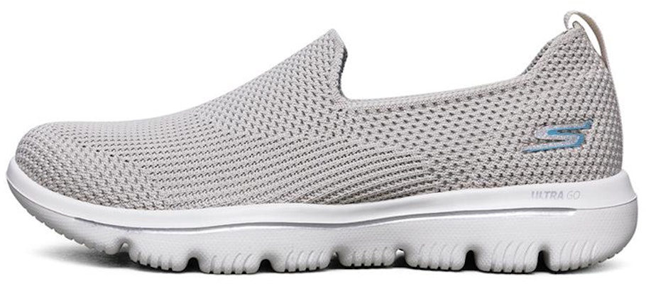 (Women) Skechers Go Walk Evolution Ultra Slip-On Shoes Gray/Chestnut 15761-TPE Buy (Women) Skechers Go Walk Evolution Ultra Slip-On Shoes Gray/Chestnut 15761-TPE