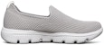 (W) Skechers Go Walk Evolution Ultra Slip-On Kasut Kelabu/Chestnut 15761-TPE