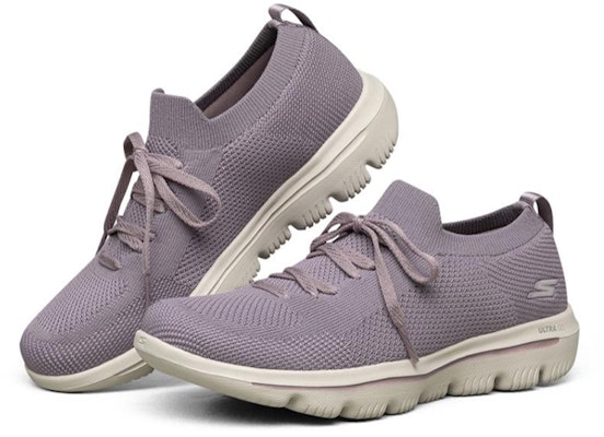 (Women) Skechers Go Walk Evolution Ultra Sports Shoes Pink 15779-MVE Lookbook (Women) Skechers Go Walk Evolution Ultra Sports Shoes Pink 15779-MVE