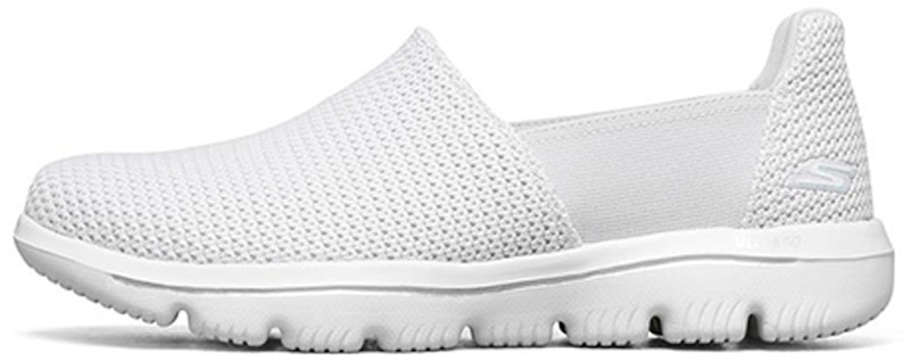 (Women) Skechers Go Walk Evolution Ultra Slip-on Shoes Grey 'Light Gray White' 15743-LTGY Buy (Women) Skechers Go Walk Evolution Ultra Slip-on Shoes Grey 'Light Gray White' 15743-LTGY