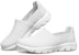 (W) Kasut Slip-on Skechers Go Walk Evolution Ultra Kelabu 'Kelabu Muda Putih' 15743-LTGY