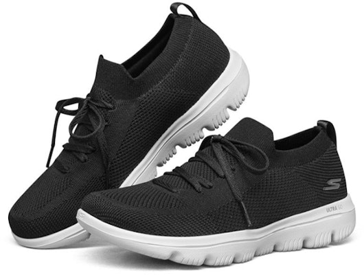 (Women) Skechers Go Walk Evolution Ultra 'Black And White' 15779-BKW Lookbook (Women) Skechers Go Walk Evolution Ultra 'Black And White' 15779-BKW