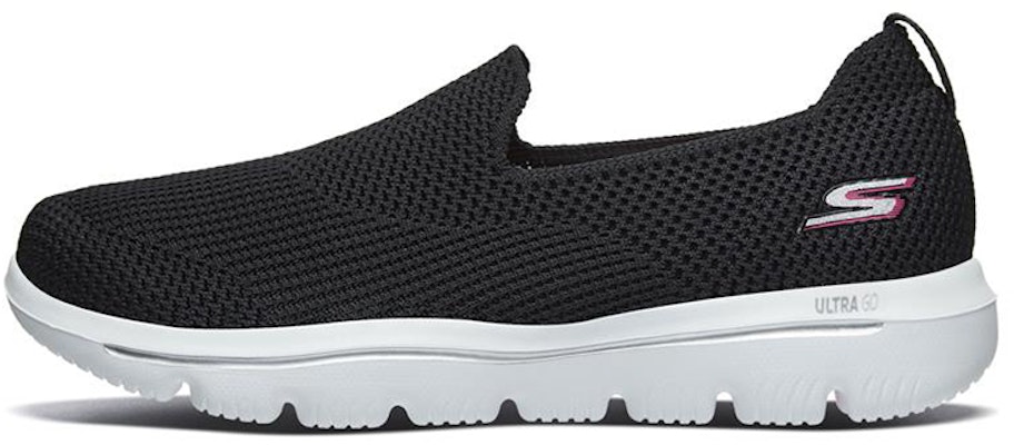 (W) Skechers Go Walk Evolution Ultra Loafers Hitam/Putih 15761-BKW Buy (W) Skechers Go Walk Evolution Ultra Loafers Hitam/Putih 15761-BKW
