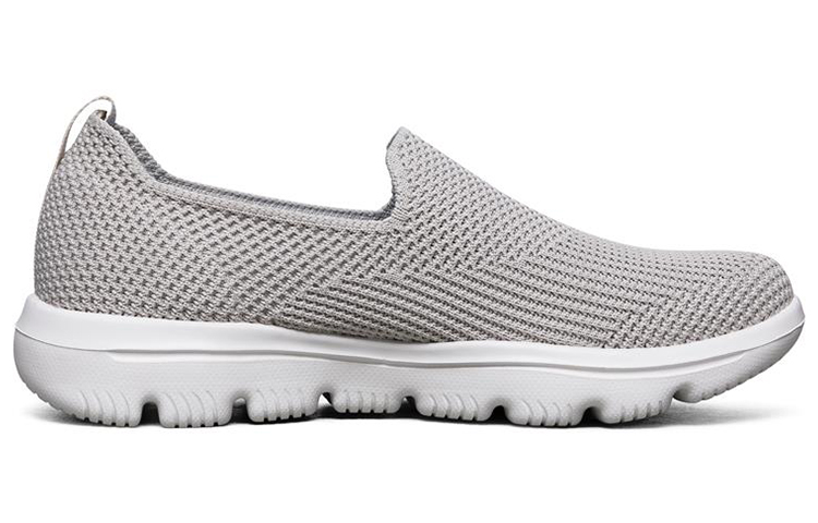 Order (W) Skechers Go Walk Evolution Ultra Slip-On Schuhe Grau/Kastanienbraun 15761-TPE