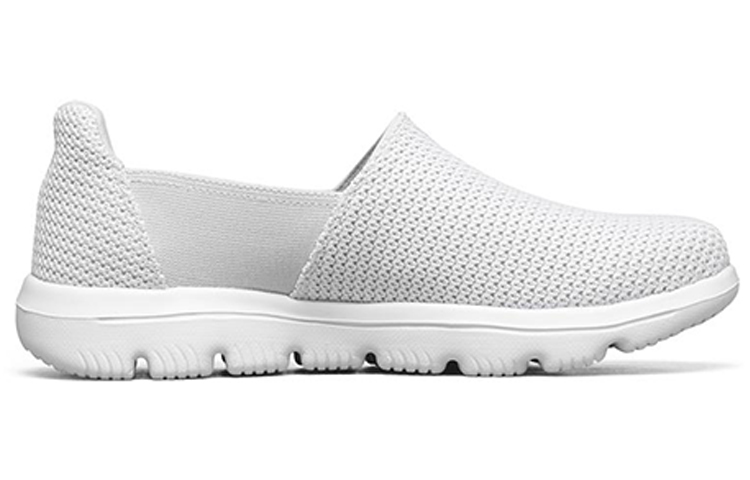 Order (W) Skechers Go Walk Evolution Ultra Slip-On Schuhe Grau ''Hellgrau Weiß'' 15743-LTGY