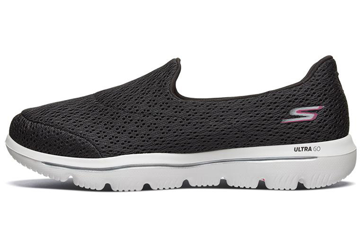 (Women) Skechers Go Walk Evolution Ultra Slip on 'Black White' 15738-BKW