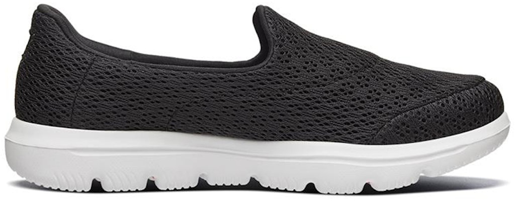 (Women) Skechers Go Walk Evolution Ultra Slip on 'Black White' 15738-BKW Order (Women) Skechers Go Walk Evolution Ultra Slip on 'Black White' 15738-BKW