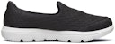 (W) Skechers Go Walk Evolution Ultra Slip On 'Hitam Putih' 15738-BKW